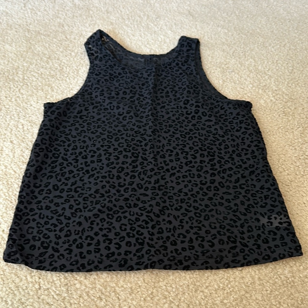 EUC Ziya tank leopard print black